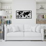 Wallity World Map Medium Metal Wall Decor
